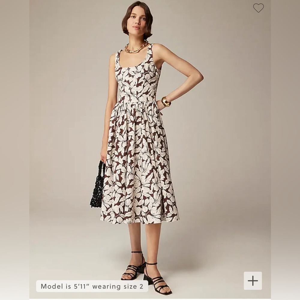 JCrew fit and flare dress